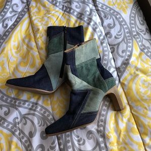 Vintage Denim booties